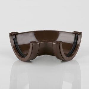 120° Gutter Angle Roundstyle Brown