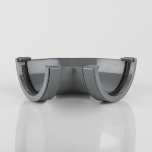120° Gutter Angle Roundstyle Grey