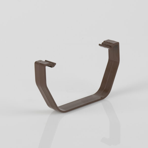 Spare Gutter Clip Squarestyle Brown