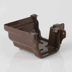 90° External Gutter Angle Prostyle Ogee Brown