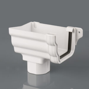 Left Hand Stopend Outlet Prostyle Ogee Arctic White