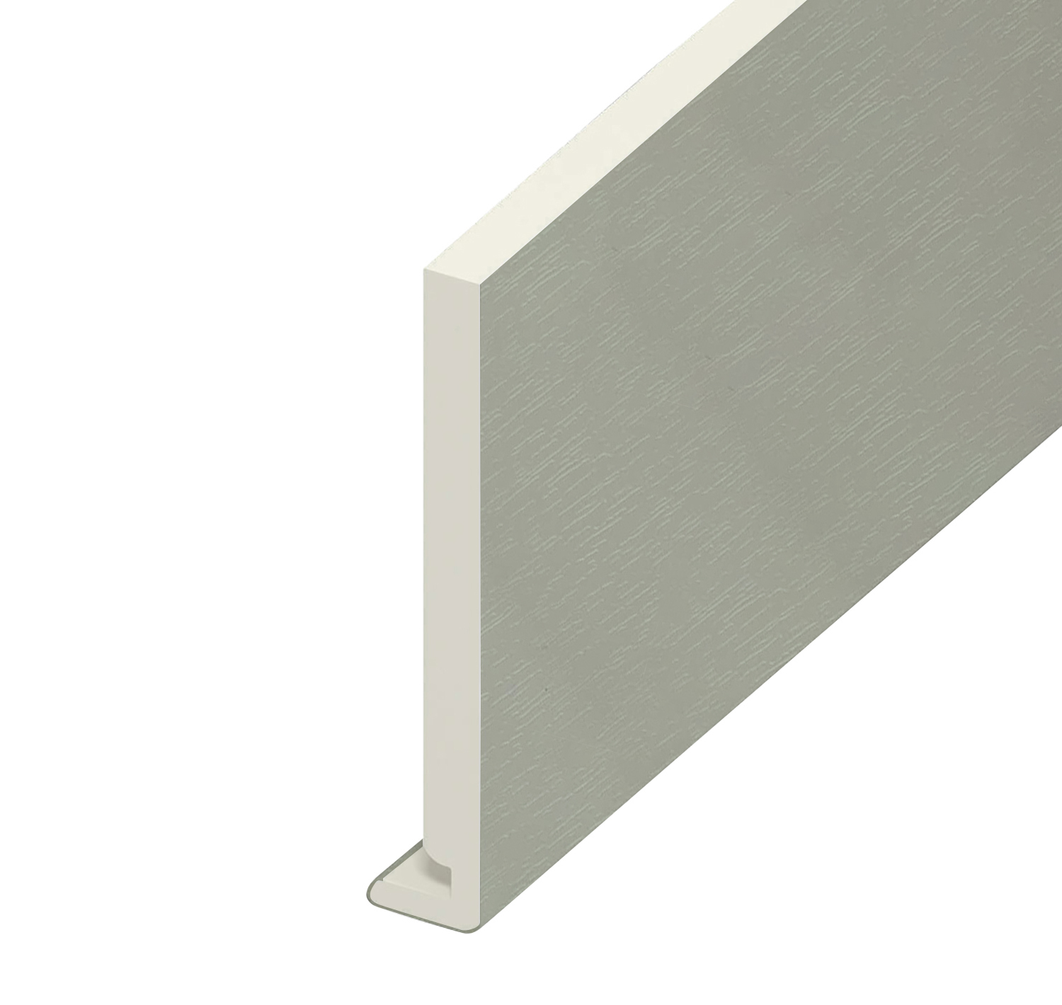 16mm Square Edge Fascia Board Agate Grey