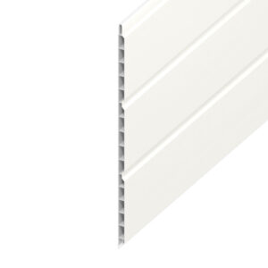 White 9mm Hollow Soffit Board