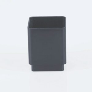 Square Downpipe Connector Anthracite Grey