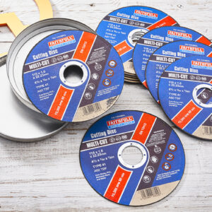 Faithfull 115mm (4.5") Multi-Purpose Cutting Discs Pack of 10