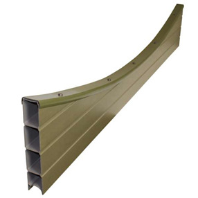8ft Eco Fence Concave Top 2438 x 300mm Natural
