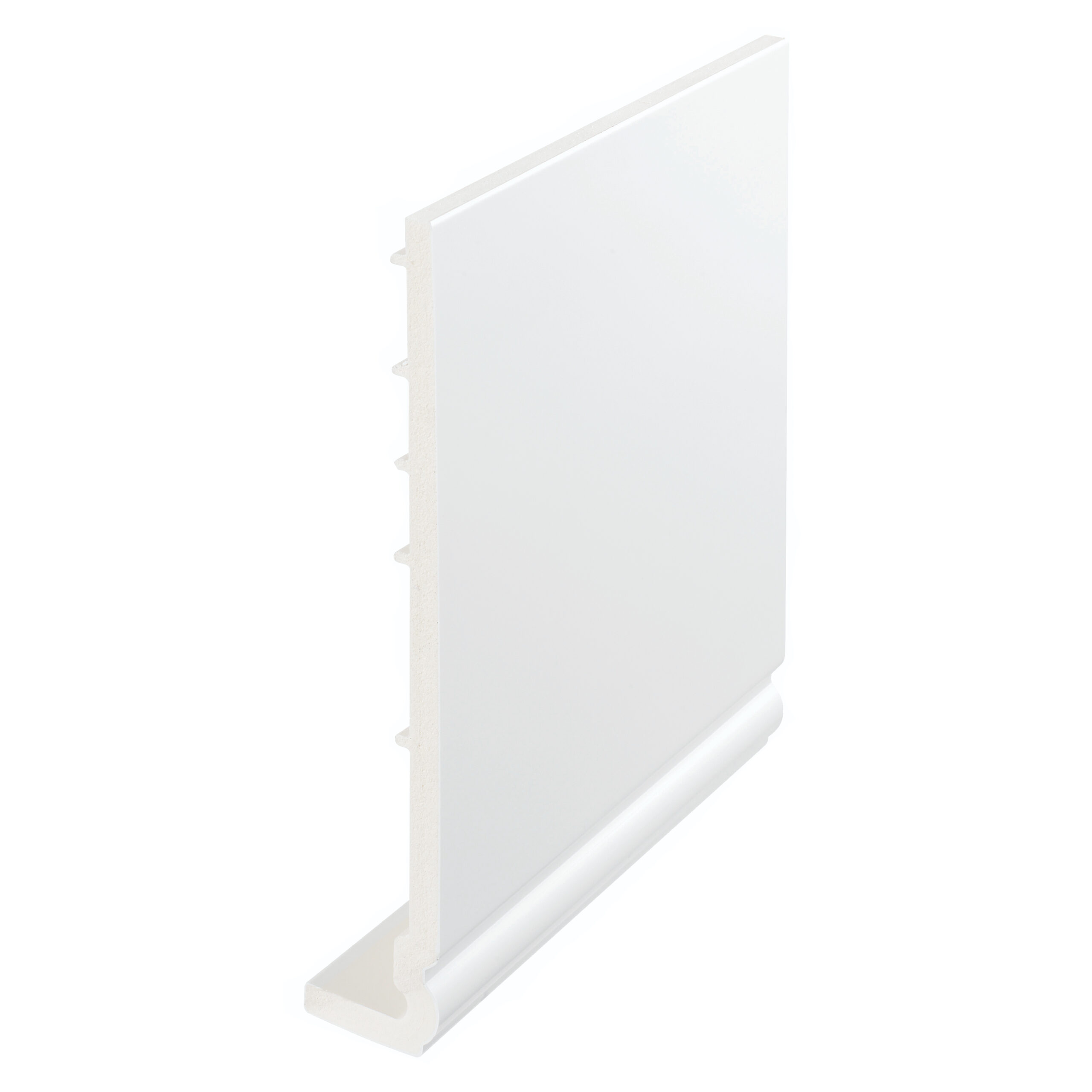 9mm Ogee Capping Board White